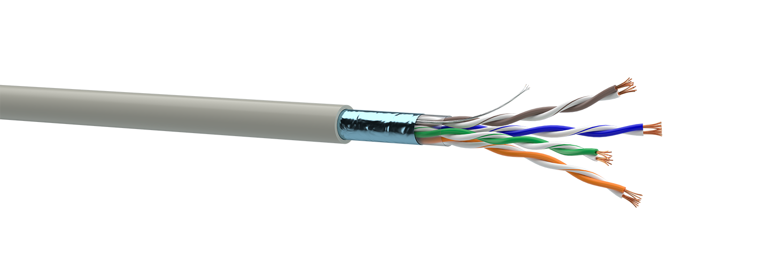 Кабель Одескабель КГПВЭ-ВП (100) 4*2*AWG26/7 (F/UTP-cat.5Е-SL patch)